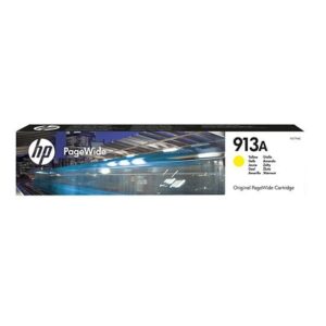 Cartus Cerneala Original HP Yellow, nr.913A, pentru PageWide 352|377, 3.5K, (timbru verde 0.15 lei), "F6T79AE"