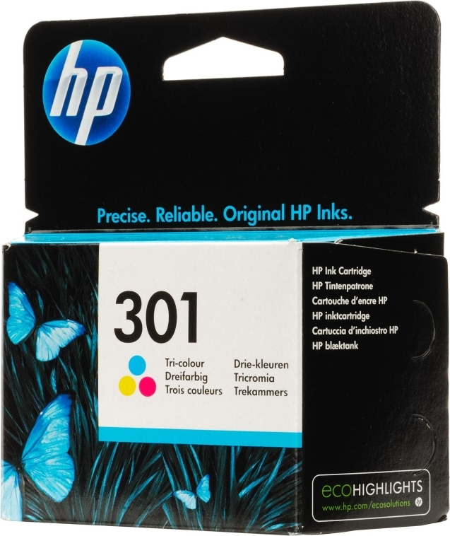 Cartus Cerneala Original HP Color, nr.301, pentru DJ1000|1050|1055|2050|3050, , (timbru verde 0.15 lei), "CH562EE"