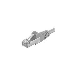 Patchcord FTP RJ45-RJ45 Cat.5e, LSZH, 24AWG, 2m, gri - EMTEX "FTP-5E-2-G-EMT" (timbru verde 0.08 lei)