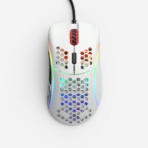 MOUSE Glorious PC Gaming Race , "GD-WHITE" (timbru verde 0.18 lei)