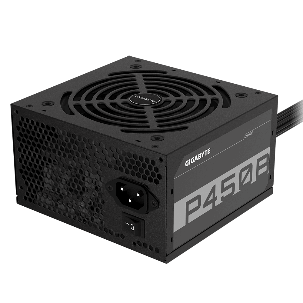 SURSA GIGABYTE , 450 W, ATX 12V V2.31, fan 120 mm x 1, 80 Plus Bronze, "GP-P450B" (timbru verde 2 lei)
