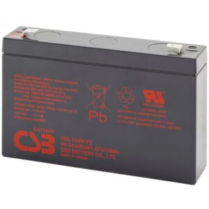 Acumulator CSB HRL634W LongLife, 6V/9Ah, 1.32kg, "HRL634WF2" (timbru verde 0.5 lei)