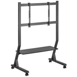 Stand TV mobil pe roti, universal, raft inlcus, 45 - 90 inch, Techly "ICA-TR325"