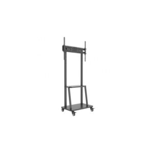 Stand TV mobil pe roti, raft pentru dispozitive multimedia, 32 - 70 inch, reglabil, negru, Techly, ICA-TR3390 "ICA-TR3390"