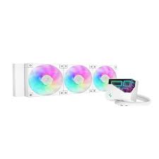 DeepCool "LT360 ARGB", skt. Intel si AMD, racire cu lichid, 3 x 120mm, 600 - 2400 RPM, iluminare RGB - infinity mirror, alb "R-LT360-WHAMNC-G-1" (timbru verde 2.00 lei)
