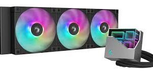 DeepCool "LT360 ARGB", skt. Intel si AMD, racire cu lichid, 3 x 120mm, 600 - 2400 RPM, iluminare RGB - infinity mirror, negru "R-LT360-BKAMNC-G-1" (timbru verde 2.00 lei)