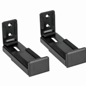SUPORT de perete GEMBIRD, pt 1 soundbar, dim. 90-154 mm, distanta perete 102-166 mm, max 15 kg, otel, negru, "WM-SB-01"