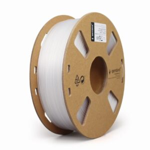 FILAMENT GEMBIRD pt. imprimanta 3d, PETG, 1.75mm diamentru, 1Kg / bobina, topire 220-260 grC, white, "3DP-PETG1.75-01-W"