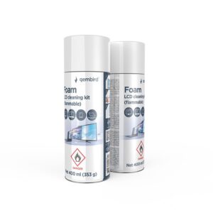 SPRAY curatare cu spuma, GEMBIRD, 400 ml,  "CK-LCD-08"