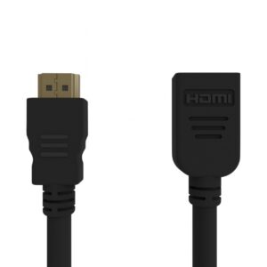 CABLU video GEMBIRD, HDMI (T) la HDMI (M) 2.0, 1.8m, prelungitor, conectori auriti, rezolutie maxima 4K (3840 x 2160) la 60 Hz, Cu, negru, "CC-HDMI4X-6" (timbru verde 0.03 lei)