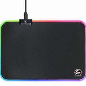 MousePAD GEMBIRD - gaming, cauciuc si material textil, 350 x 250 x 4 mm, Iluminare 10 moduri, negru, "MP-GAMELED-M"