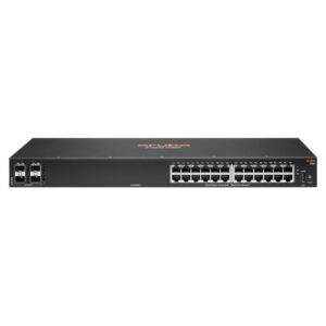 Hewlett Packard Enterprise Aruba 6100 24G 4SFP+ Managed L2 Gigabit Ethernet (10/100/1000) 1U Black, "JL678A" (timbru verde 2 lei)