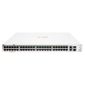 Hewlett Packard Enterprise Aruba Instant On 1960 48G 40p Class4 8p Class6 PoE 2XGT 2SFP+ 600W Managed L2+ Gigabit Ethernet  (PoE) 1U White, "JL809A" (timbru verde 2 lei)