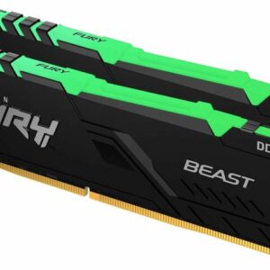 Memorie DDR Kingston DDR4 32 GB, frecventa 3200 MHz, 16 GB x 2 module, radiator, "KF432C16BB1K2/32"