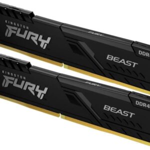 Memorie DDR Kingston DDR4 32 GB, frecventa 3200 MHz, 16 GB x 2 module, radiator, "KF432C16BBK2/32"