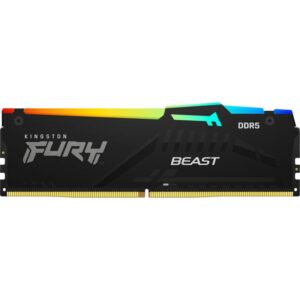 Memorie DDR Kingston DDR5 16GB frecventa 5200 Mhz, 1 modul, radiator, iluminare RGB, latenta CL40, "KF552C40BBA-16"