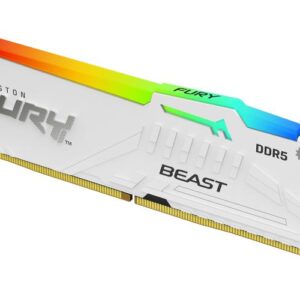 KINGSTON 16GB 6000MT/s DDR5 CL36 DIMM FURY Beast White RGB EXPO "KF560C36BWE2A-16"