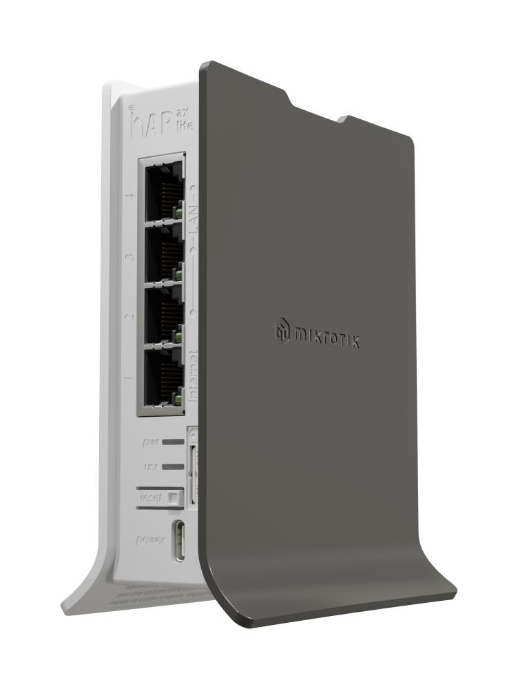 MIKROTIK L41G-2axD&FG621-EA hAP ax Lite LTE6 4xGbE LAN 802.11ax 2.4GHz Wi-Fi 1x SIM Slot LTE6 Modem Router "L41G-2AXD&FG621-EA" (timbru verde 0.8 lei)