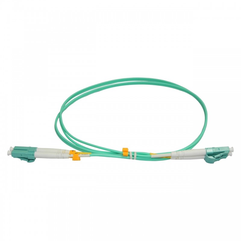 Patchcord FO LC/PC-LC/PC, MM OM3 50/125, manta LSZH 2.0mm, duplex 15m, "LC-LC-MM3/DX-15" (timbru verde 0.8 lei)