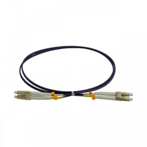 Patchcord FO LC/PC-LC/PC, MM OM4 50/125, manta LSZH 2.0mm, duplex 1m, "LC-LC-MM4/DX-1" (timbru verde 0.08 lei)