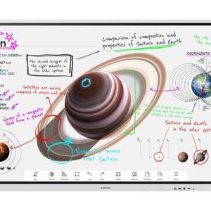 Ecran interactiv Samsung Flip Pro WM85B, "LH85WMBWLGCXEN" (timbru verde 15 lei)