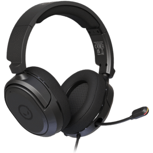 LORGAR Kaya 360, USB Gaming headset with microphone, CM108B, Plug&Play, USB-A connection cable 2m, fabric ear pads, size: 192*184.7*88mm, 0.314kg, black "LRG-GHS360" (timbru verde 0.8 lei)