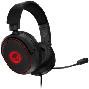LORGAR Kaya 460, USB Gaming headset with microphone, CM108B, RGB backlight, Plug&Play, USB-A connection cable 2m, fabric ear pads, size: 192*184.7*88mm, 0.329kg, black "LRG-GHS460" (timbru verde 0.8 lei)