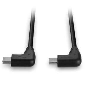 Cablu Lindy USB C 2 x 90° 1m negru "LY-32009" (timbru verde 0.8 lei)