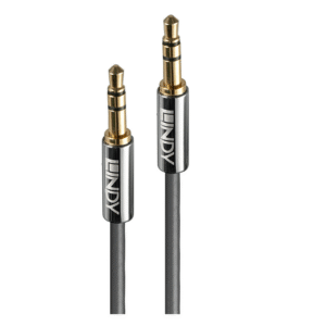 Lindy Cablu Audio 3.5mm, 2m, Cromo Line "LY-35322" (timbru verde 0.08 lei)