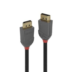 Cablu Lindy 1m DisplayPort 1.4, Anthra, "LY-36481" (timbru verde 0.18 lei)