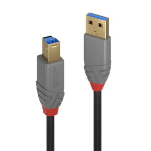 Cablu Lindy 2m USB 3.0 Typ A to B, Anthr, "LY-36742" (timbru verde 0.18 lei)