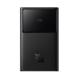 POWER BANK Baseus Star-Lord Digital, display, capacitate 10000mAh, 30W, 2 x USB; 1 x USB Type-C, total 5V/3A, negru, "P10022907113-00" (timbru verde 0.98 lei) - 6932172634933