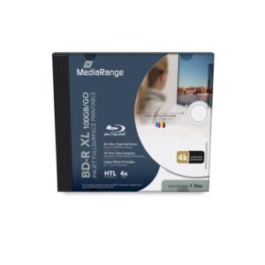 MediaRange BD-R XL 100GB, 4x speed inkjet fullsurface, jewelcase 1PC "MR520"