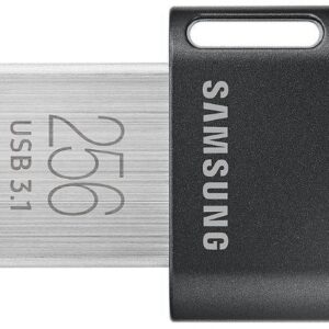 MEMORIE USB SAMSUNG 256 GB, USB 3.1, profil mic, carcasa metalica, negru, "MUF-256AB/APC" (timbru verde 0.03 lei)