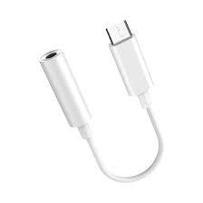 CABLU adaptor audio smartphone Apple, USB Type-C (T) la Jack 3.5 mm (M), cauciuc, lungime 0.1 m, alb, "mw2q3zm/a" (timbru verde 0.08 lei)