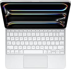 Tastatura Apple Magic pentru iPad Pro M4 de 11inch Alb "MWR03LB/A" (timbru verde 0.8 lei)