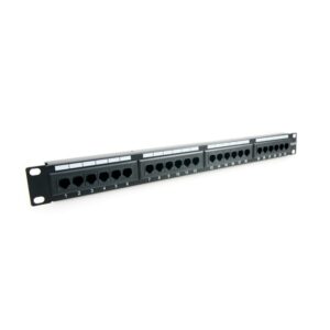 Patch panel 24 porturi ,1U, UTP Cat.5e, Krone+110 - EMTEX, "PBPP02A-Cat.5e"