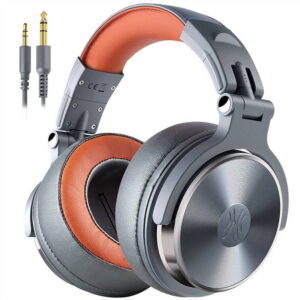 Casca OneOdio cu fir detasabil, tip over ear, utilizare profesionala, DJ, conectare prin Jack 3.5 mm | Jack 6.35 mm, difuzor 50 mm, impedanta 32 Ohm, gri, "Pro50-Deep-Grey" (timbru verde 0.8lei)