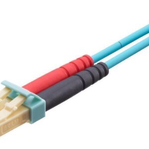 PATCH CABLE FO LC-DUPLEX LSZH/OM3 3M BEIGE/TURQ R323065 R&M "R323065" (timbru verde 0.08 lei)