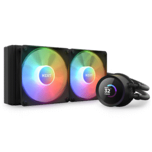 Cooler NZXT "Kraken 240 RGB", skt universal, racire cu lichid, ventilator 120 mm x 2, 1800 rpm, iluminat ARGB, "RL-KR240-B1" (timbru verde 2.00 lei)