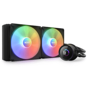 Cooler NZXT "Kraken 280 RGB", skt universal, racire cu lichid, ventilator 140 mm x 2 , 1500 rpm, iluminat RGB, "RL-KR280-B1" (timbru verde 2.00 lei)