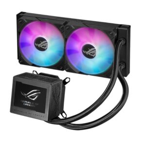 Cooler Asus "ROG RYUJIN III 240 ARGB", skt universal, racire cu lichid, ventilator 120 mm x 2, 2200 rpm, iluminat ARGB, "ROG RYUJIN III 240 ARGB" (timbru verde 2.00 lei)