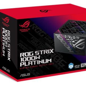 SURSA ASUS ROG STRIX 1000W PLATINUM "ROG-STRIX-1000P-GAMING" (timbru verde 2 lei)