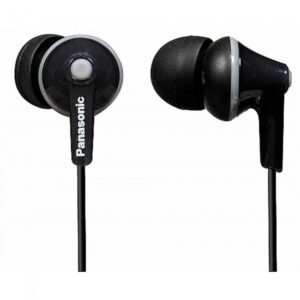 range 6Hz - 24kHz, 16W, 104dB/mW, closed type headphones, length of cord 1.2m, 3 sizes of silicone earphones "RP-HJE125E-K" (timbru verde 0.8 lei)