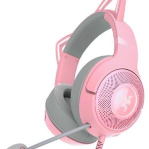 CASTI Razer - gaming Kraken Kitty V2 - Quartz Ed "RZ04-04730200-R3M1" (timbru verde 0.8 lei)