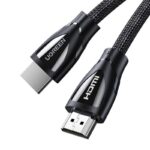 CABLU video Ugreen, "HD140" HDMI (T) la HDMI (T), HDMI 2.1, 8K la 60Hz, lungime 1.5m, braided, negru "80402" (timbru verde 0.08 lei) - 6957303884025