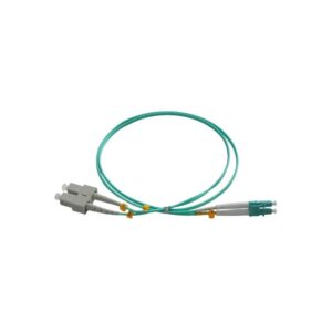 Patchcord FO SC/PC-LC/PC, MM OM3 50/125, manta LSZH 3.0mm, duplex 30m - EMTEX "SC-LC-MM3/DX-30" (timbru verde 0.08 lei)