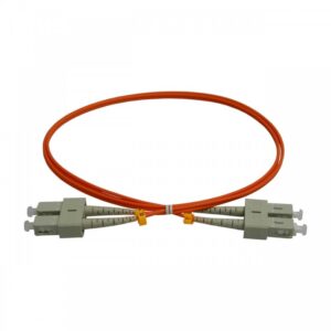 Patchcord FO SC/PC-SC/PC, MM OM2 50/125, manta LSZH 2.0mm, duplex 15m, "SC-SC-MM2/DX-15" (timbru verde 0.8 lei)