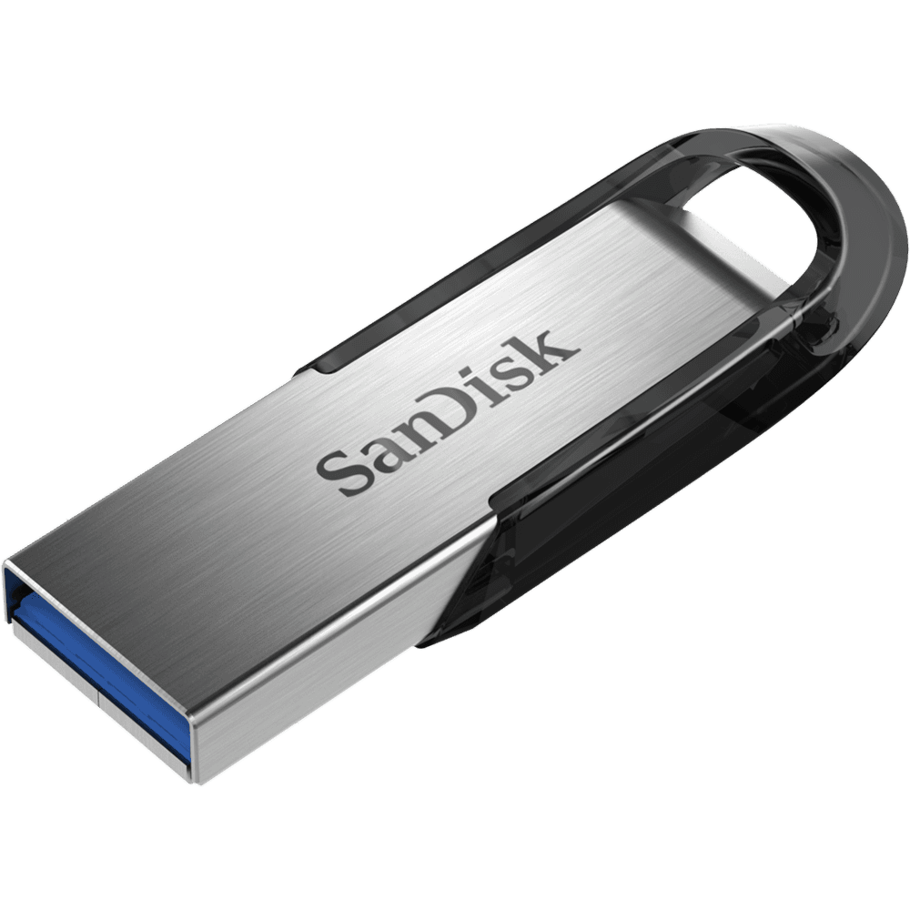 MEMORIE USB 3.0 SANDISK 32 GB, clasica, carcasa metalic, negru / argintiu, "SDCZ73-032G-G46" (timbru verde 0.03 lei)
