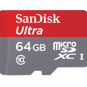 CARD MicroSD SANDISK, 64 GB, MicroSD, clasa 10, standard UHS-I U1, "SDSQUNR-064G-GN3MN" (timbru verde 0.03 lei)